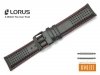 LORUS 22 mm oryginalny pasek RHG122X czarny